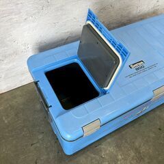 【SHINWA】 伸和 シンワ クーラーボックス HOLIDAY LAND ホリデーランド80型 76L 大容量 ブルー 釣具 A0352の画像