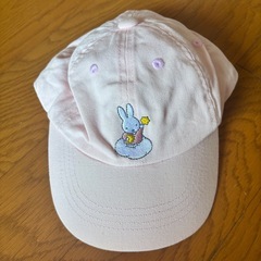 ピンク ミッフィー 刺繍 キャップ 49-51cm
