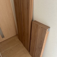 ベッドフレーム LOWYA セミダブル シャビーナチュラルの画像