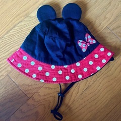ディズニーリゾート ミニーちゃん帽子 女児キッズ50cm