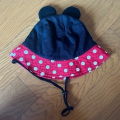 ディズニーリゾート ミニーちゃん帽子 女児キッズ50cmの画像