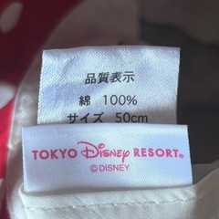 ディズニーリゾート ミニーちゃん帽子 女児キッズ50cmの画像