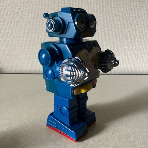昭和レトロ　堀川玩具建設ドリルロボット／現状品/動作確認済みJAPAN製