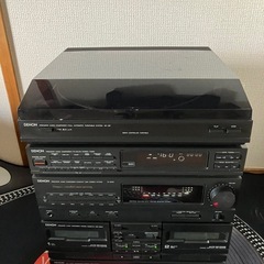 昭和レトロ　バブル世代ステレオ　DENON ／現状品/ジャンク品扱いの画像