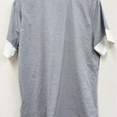 M【中古品】ハイドロゲン HYDROGEN TENNIS Tシャツ スカル M テニスウェア スポーツ トレーニングウェア 半袖 バイカラー ブルー グレーの画像