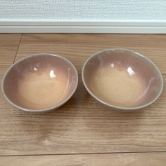 茶碗　夫婦　食器　皿　荻焼の画像