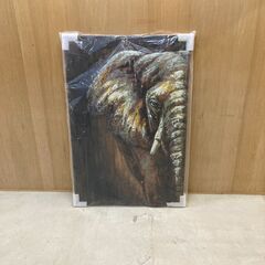 メタルアート　象　パネル　インテリア　 壁掛ディスプレイの画像