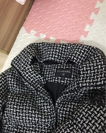 CHANEL ツイード ダウンジャケット 36
