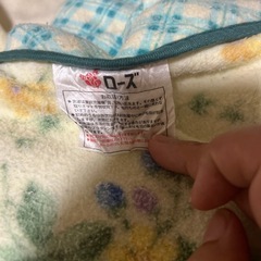綿毛布 2枚の画像