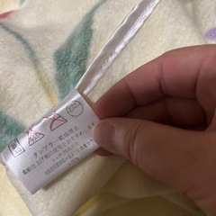 綿毛布 2枚の画像