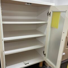 【ジャングルジャングル滋賀草津店】ジモティ来店特価!!　ﾐﾆ食器棚　J-250938の画像