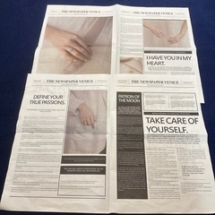 英字新聞ニュースペーパー雑貨インテリアウエディンググッズの画像
