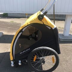 ★BURLEY Honey Bee バーレー ハニービー チャイルドトレーラー 自転車用チャイルドカー 全長サイズ(約)幅77×奥82×高90㎝ 札幌発　リサイクルショップ札幌　買取本舗　西野店の画像
