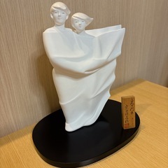 博多人形　宗田源造　「二人の門出」人間国宝無形文化財　の画像