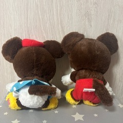 ミッキー・ミニーのぬいぐるみの画像