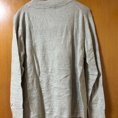 グレー 長袖ニット サイズLLの画像