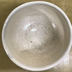 白化粒毛 茶碗 岡本璋弐 共箱 茶道具の画像