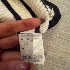 & by P&D ノースリーブニット 38の画像