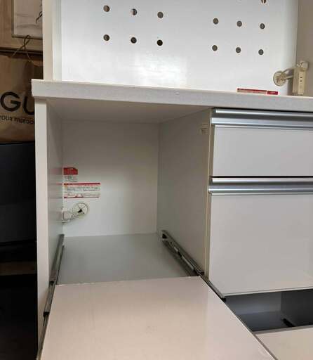 国産 ユーアイ製 キッチンボード、食器棚 幅89cm Used/キレイ 国産 ユーアイ製 キッチンボード、食器棚 幅89cm Used/キレイ