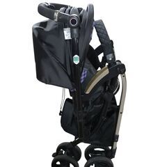 A型ベビーカー ネムリエ オート4キャス UE-630 シャルマンブラック（BK） の画像