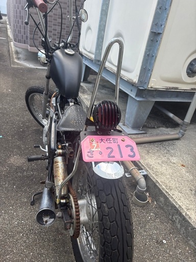 値下げcbx125カスタム B級チョッパー　ベース車両