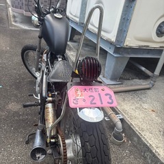 cbx125カスタム B級チョッパー　ベース車両の画像
