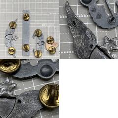 K339　ミリタリー系ピンバッジ4点まとめ　 徽章 航空機搭乗員章 (シニア・エアクルー)　アメリカ陸軍エアアサルトバッジ　希少　ヴィンテージの画像
