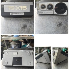 ジャンク品　Pioneer パイオニア ロンサムカーボーイ スピーカー　TS-X15 スピーカー　2個セット　時代物　昭和　レトロ　の画像