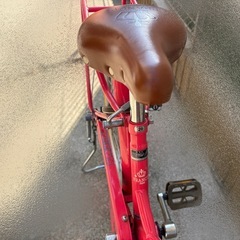 美品！武田産業子供用自転車20インチ！ピンクの画像