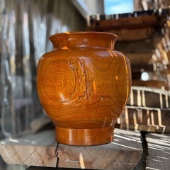 花器（ケヤキ）の画像