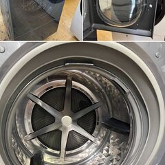 地域限定送料無料　美品【 Panasonic 】パナソニック 洗濯10.0㎏/乾燥5.0㎏ ドラム式洗濯乾燥機 キューブル Cuble 液体洗剤・柔軟剤自動投入 温水泡洗浄搭載 NA-VG2600Rの画像