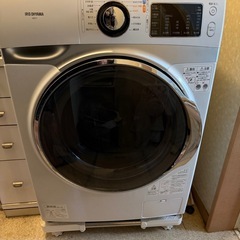 ドラム式洗濯機　アイリスオーヤマ　HD71-W/S 2019年製　の画像