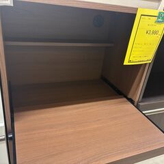 【ジャングルジャングル滋賀草津店】ジモティ来店特価!!　レンジ台　ブラウン　　J-250940の画像