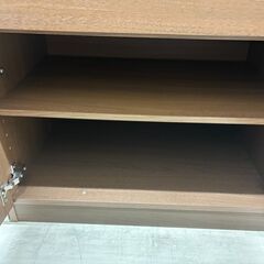 【ジャングルジャングル滋賀草津店】ジモティ来店特価!!　レンジ台　ブラウン　　J-250940の画像
