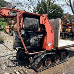 ヤンマー　改造運搬車 7馬力　ディーゼル　積載350kg クローラー　キャタピラ　運搬車　運搬　運搬機　ハーベスタ　宮崎 簡易始動動画ありの画像