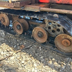 ヤンマー　改造運搬車 7馬力　ディーゼル　積載350kg クローラー　キャタピラ　運搬車　運搬　運搬機　ハーベスタ　宮崎 簡易始動動画ありの画像