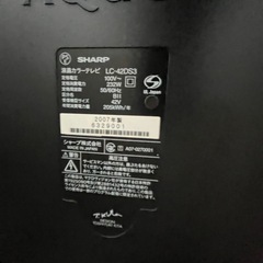 シャープ 42インチ テレビの画像
