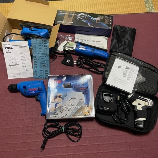 電動工具　まとめて　インパクト　ドリル　サンダ
