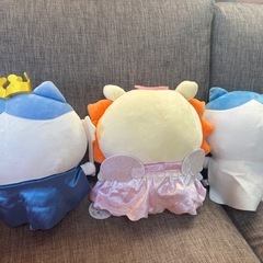 ちいかわ ハチワレ シーサー BIGぬいぐるみ てんしあくまの画像