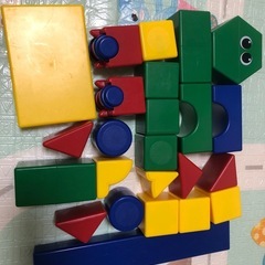 ミキハウス　ラトルコップタワー　ピタゴラス　積み木　磁石積み木の画像