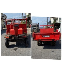 chikusui 筑水　キャニコム　GH221 4輪運搬車　運搬機　油圧ダンプ　最大積載量500kg　の画像