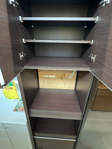 ジャングルジャングル滋賀草津店】ジモティ来店特価!! 食器棚 ホワイト