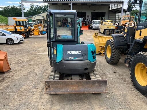 中古機械　SK30UR-3　ミニ油圧ショベル　ミニバックホウ