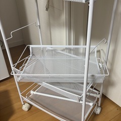 【4段】スチールワゴンラックの画像