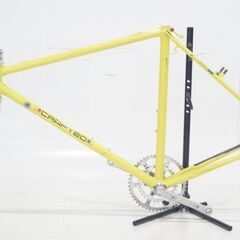 ジャンク CRAFTED 「クラフテッド」 FUKUI JAPAN クロモリロード 年式不明 フレームセットの画像