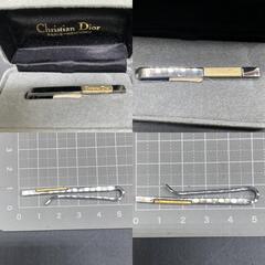 I339　Christian Dior（クリスチャン・ディオール） ネクタイピン タイピン メンズアクセサリー ゴールドシルバーカラーの画像