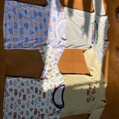 ベビー肌着　長袖肌着　80サイズの画像