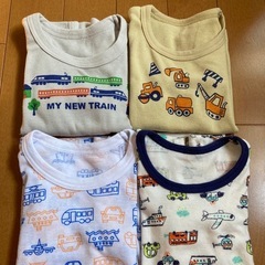ベビー肌着　長袖肌着　80サイズの画像