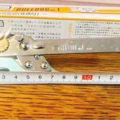 BULLDOG No.1 歯車式 缶切り（栓抜き付） 日本製 レトロ未使用品の画像