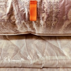 【羽布団】軽量掛敷布団セット(客布団)、シングルの画像